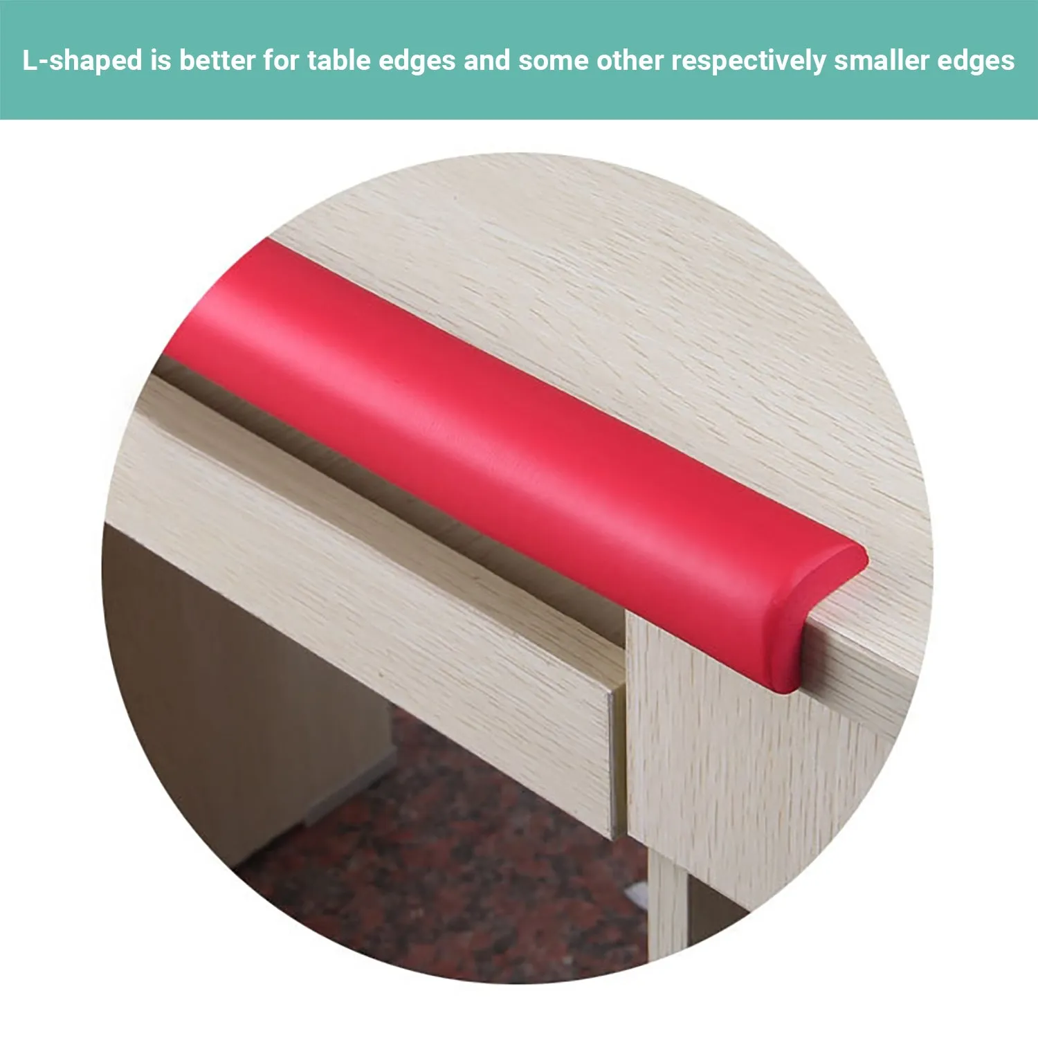 Truboo 2M Desk Edge Protector Baby Safety Table Corner Cushion Soft Guard Strip