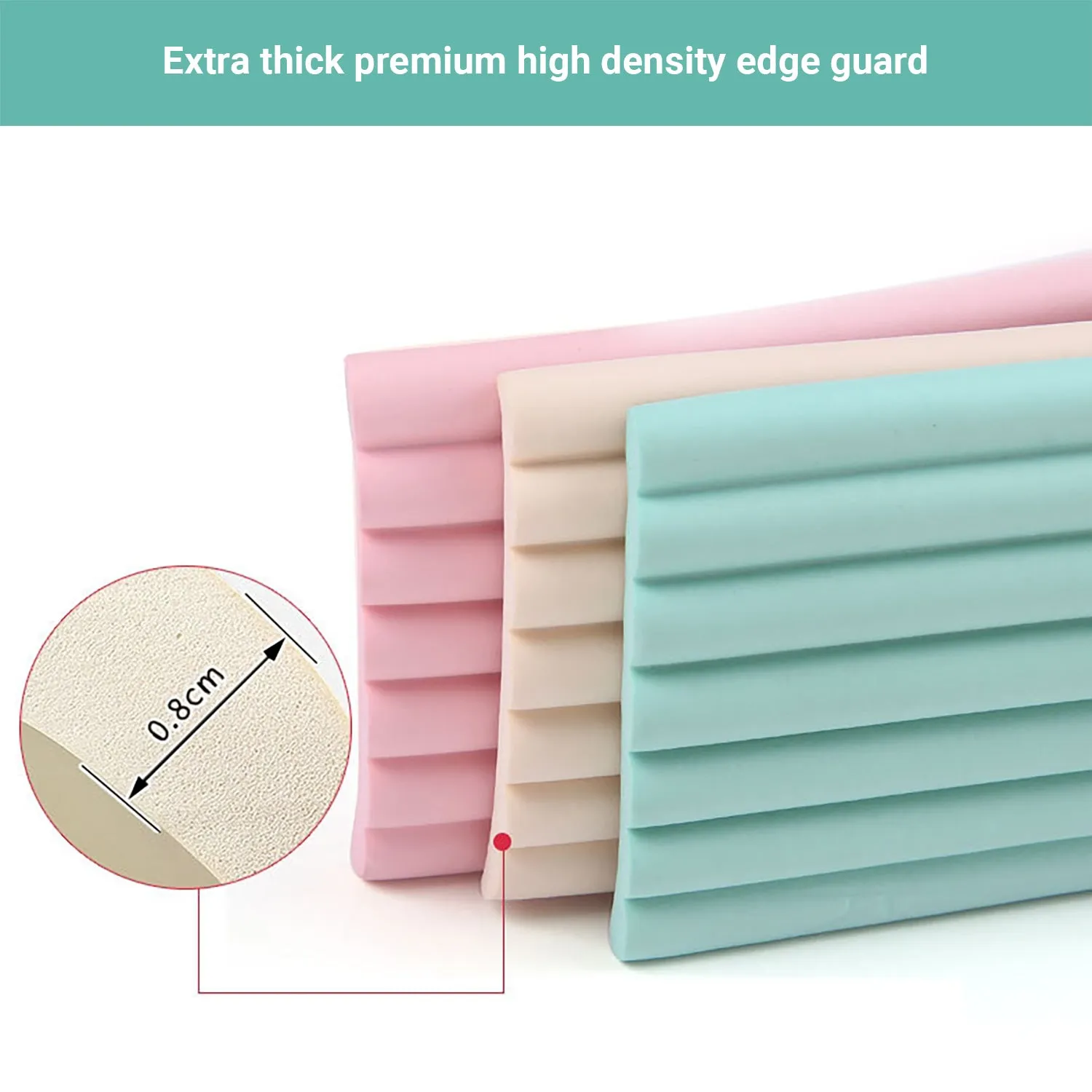 Truboo 2M Desk Edge Protector Baby Safety Table Corner Cushion Soft Guard Strip