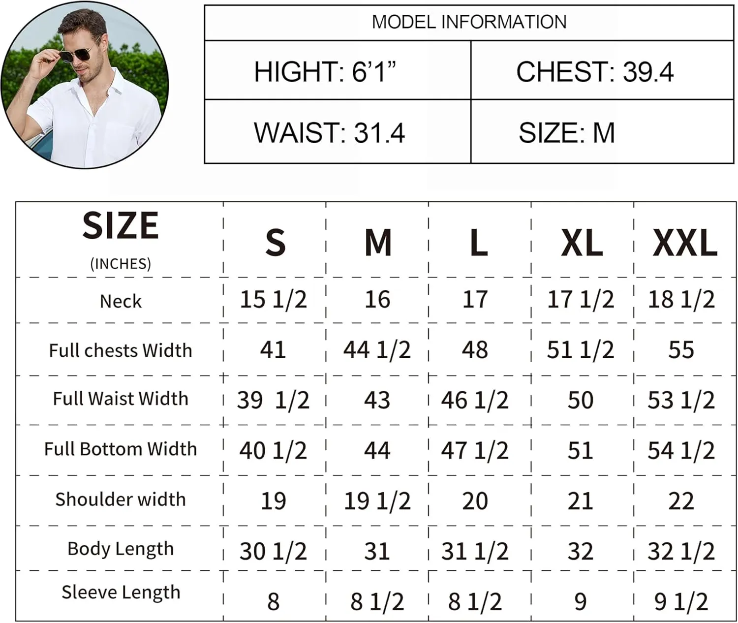 WARHORSEE Mens Dress Shirts Short Sleeve Performance 4-Way Stretch Wrinkle Free Casual Button Down Shirt