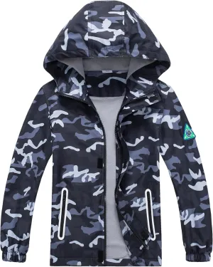 Waterproof Kids Rain Jackets With Hood,Lightweight Toddler Raincoat For Boys GirlsKids Clothes Windbreaker Jacket