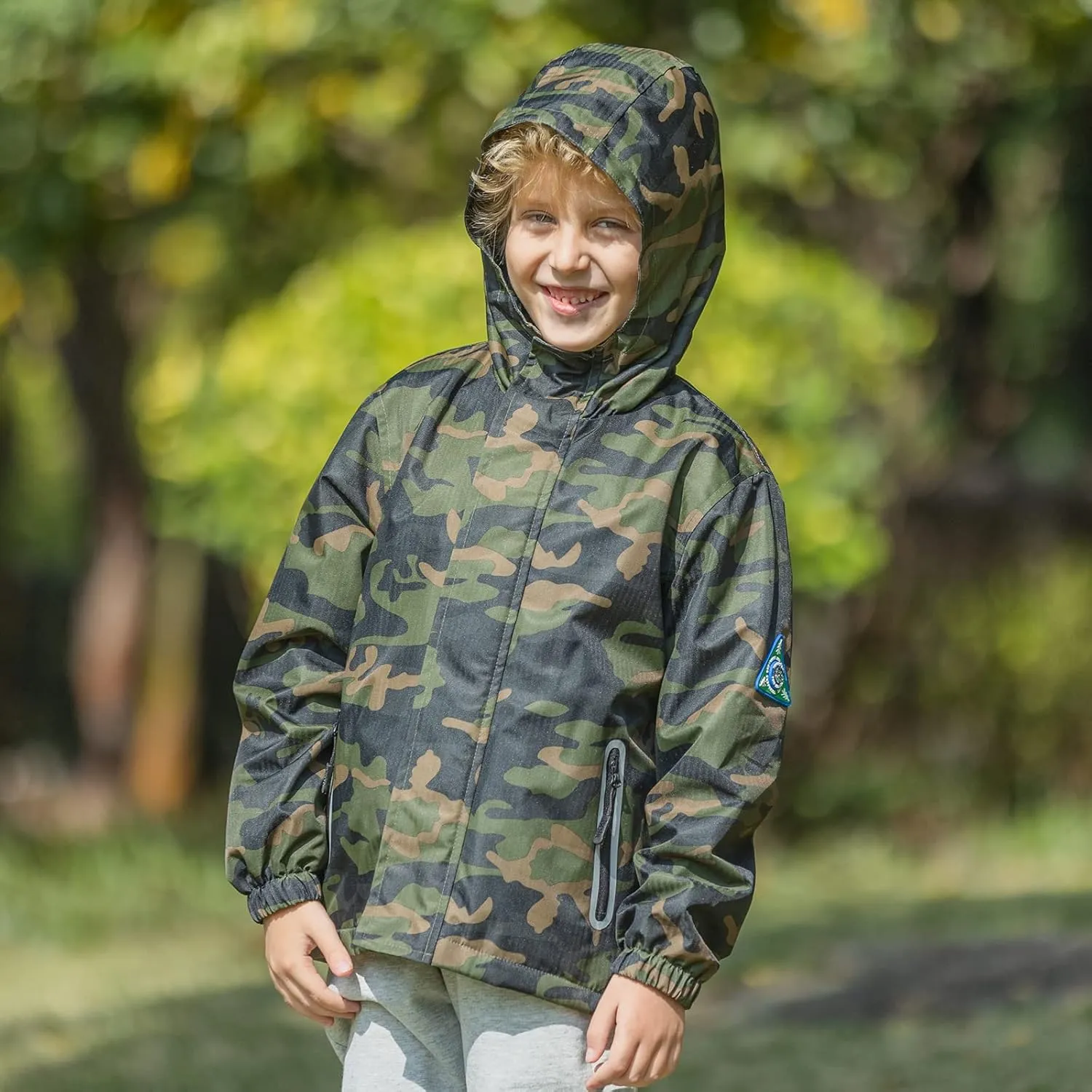 Waterproof Kids Rain Jackets With Hood,Lightweight Toddler Raincoat For Boys GirlsKids Clothes Windbreaker Jacket
