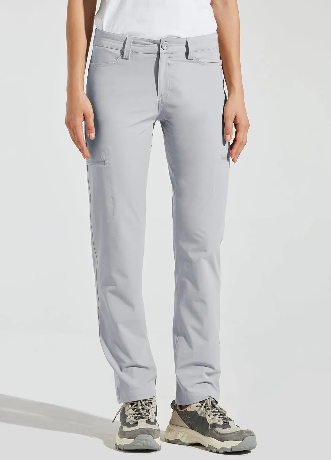 Willit Women's Golf Pants Hiking Cargo Pants Quick Dry Lightweight Outdoor Casual Pants Water Resistant