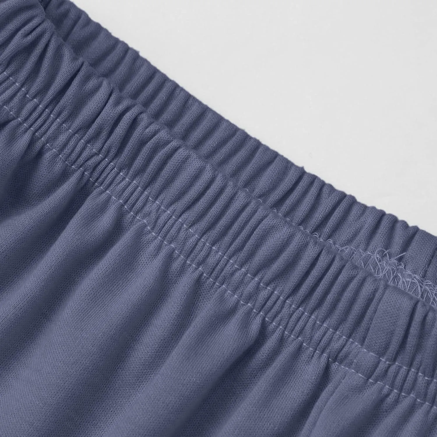 Women Cotton Linen Summer Breathable Palazzo Pants Low Waist Stretchy Slim Fit Trousers Beach