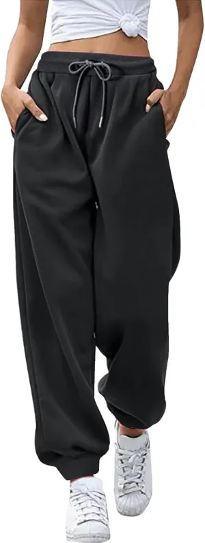 Women Cotton Linen Summer Casual Palazzo Pants Elastic Waisted Stretchy Straight Plus Size Palazzo Lounge
