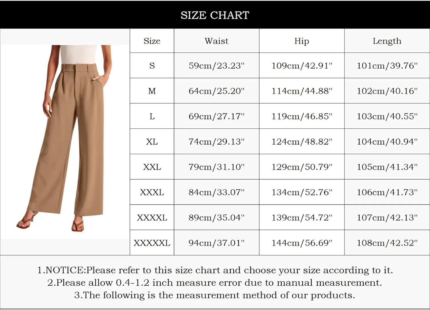 Womens Cotton Linen Summer Cropped Pants Low Waist Baggy Stretchy Slim Fit Trousers Travel