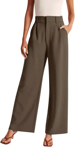 Womens Cotton Linen Summer Cropped Pants Low Waist Baggy Stretchy Slim Fit Trousers Travel