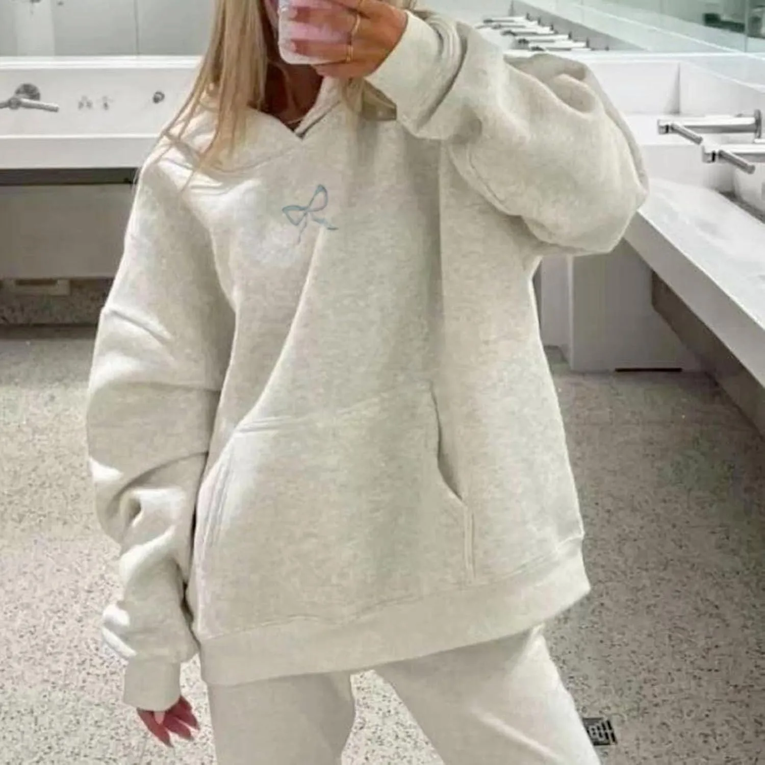 Women'S Fashion Hoodies Sweatshirts Long Sleeve Drawstring Hoodies Print Oversized Fall Tops Jackets Women Casual