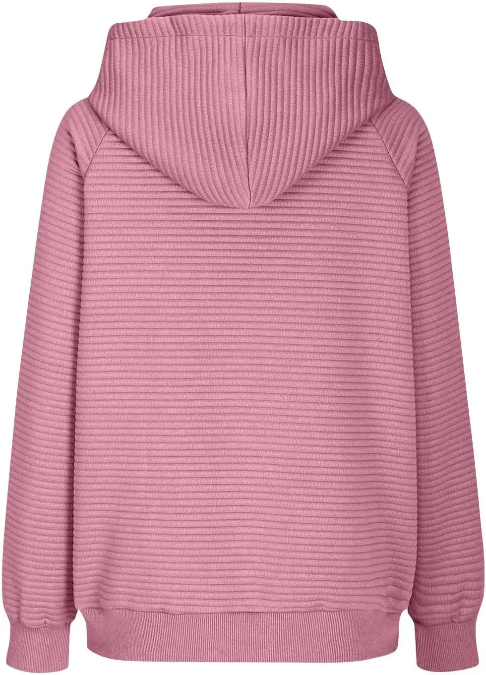 Womens Hoodies Loose Fleece Long Sleeve Hooded Sweatshirts Casual Comfy Crew Neck Pullover Top with Pockets