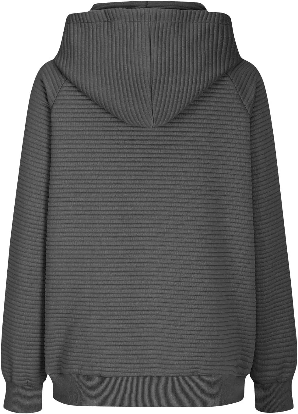 Womens Hoodies Loose Fleece Long Sleeve Hooded Sweatshirts Casual Comfy Crew Neck Pullover Top with Pockets
