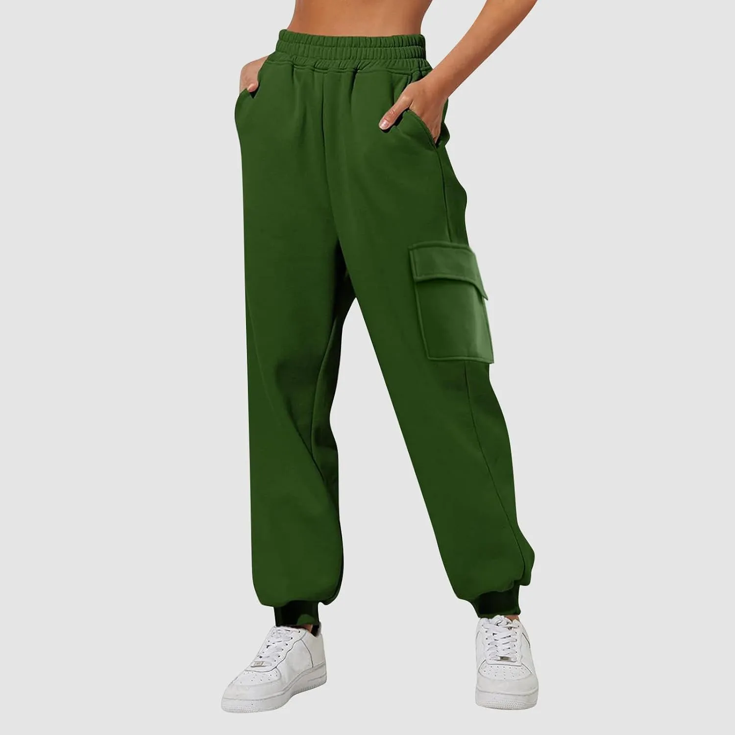 Women's Linen Summer Fashion Palazzo Pants High Waist Stretchy Straight Loose Fit Palazzo Pants Travel
