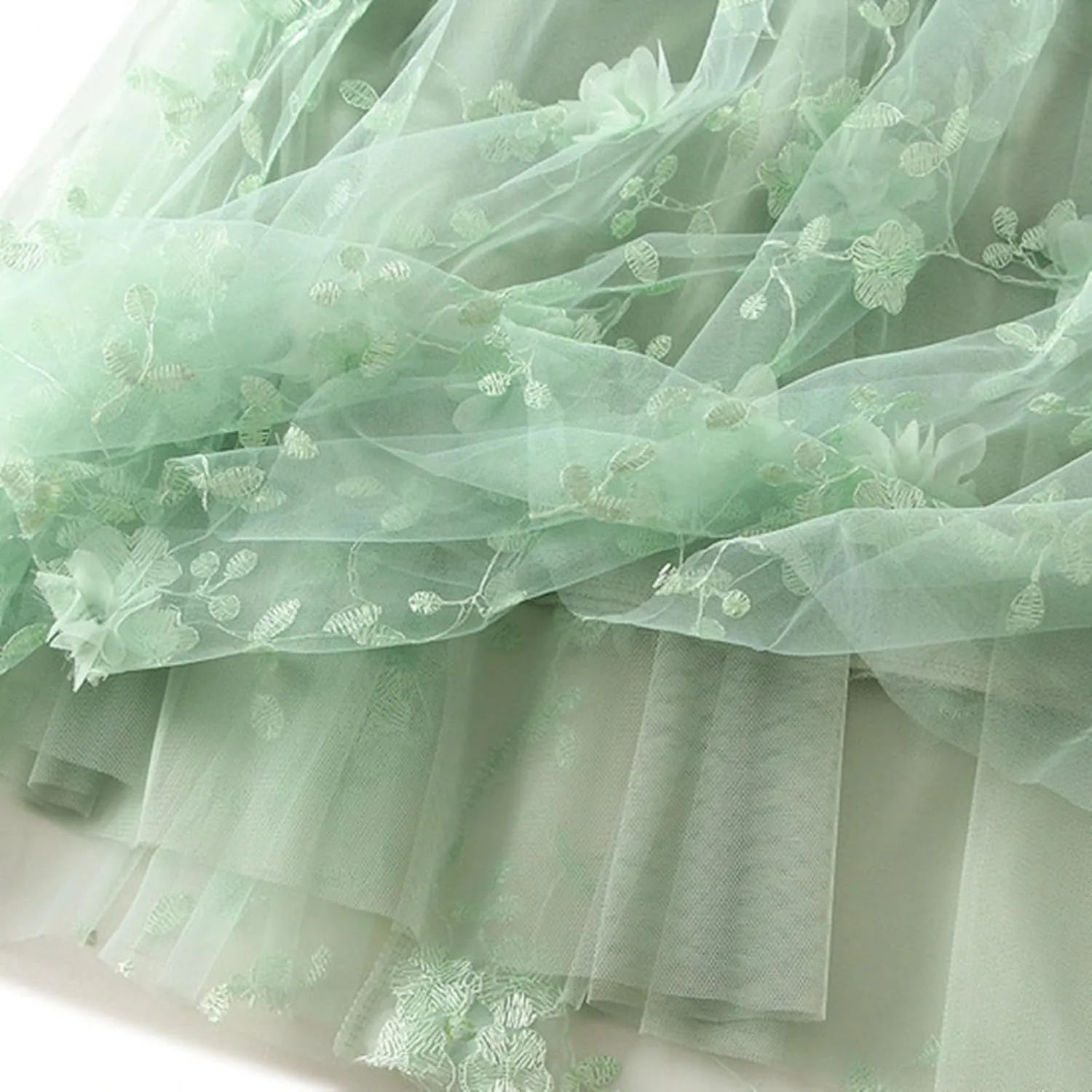 Women's Midi Tulle Skirt Elastic Waist Plus Size Mesh Formal Prom Party Tutu Skirt A Line Long Skirt