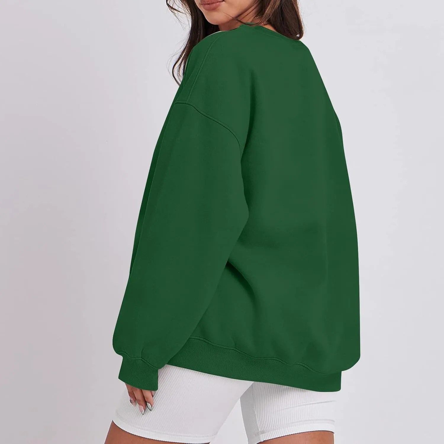Womens Oversized Sweatshirts Long Sleeve Crewneck Hoodie Casual Comfy Pullover Sweaters Trendy Fall Clothes