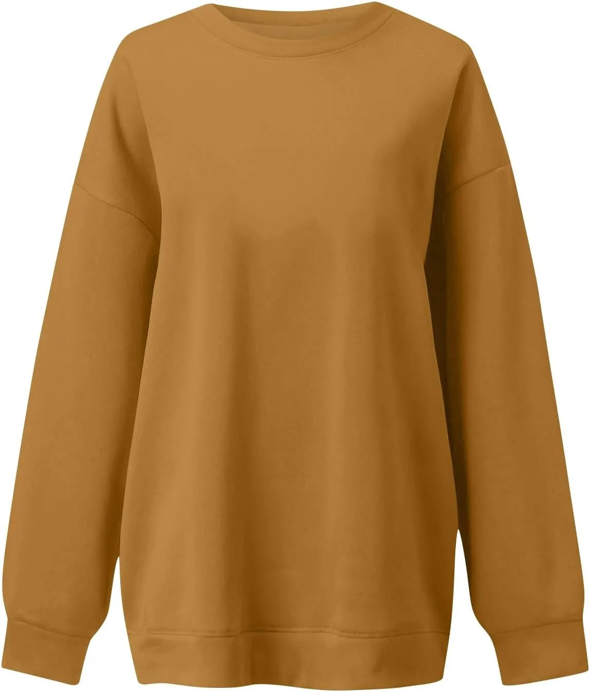 Womens Oversized Sweatshirts Long Sleeve Crewneck Hoodie Casual Comfy Pullover Sweaters Trendy Fall Clothes