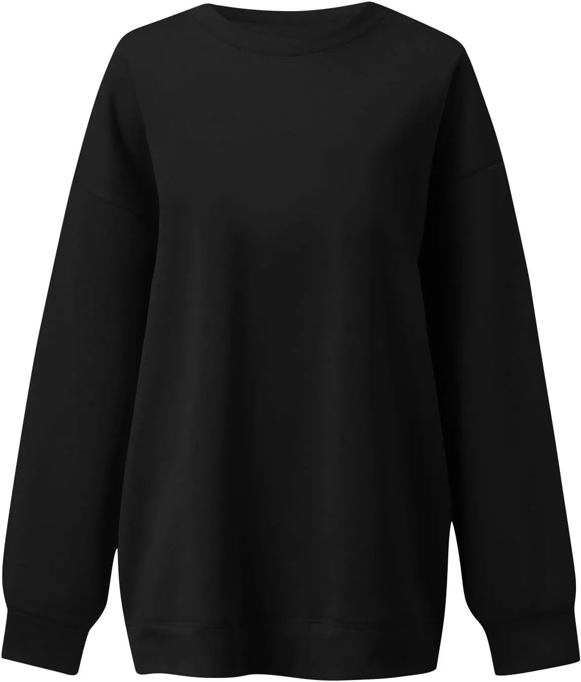 Womens Oversized Sweatshirts Long Sleeve Crewneck Hoodie Casual Comfy Pullover Sweaters Trendy Fall Clothes