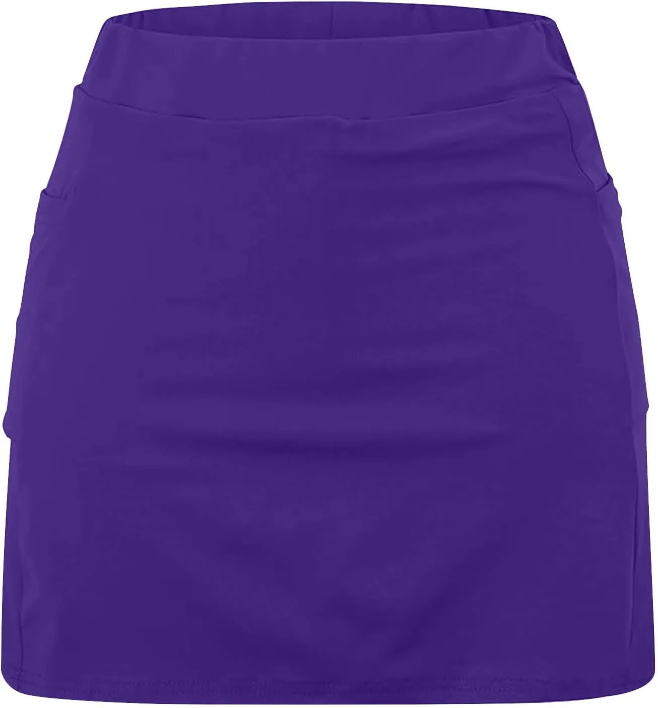 Womens Summer Skort High Waist Athletic Tight Fitness Tennis Skorts A Line Hiking Bodycon Mini Skirts Yoga Clothes