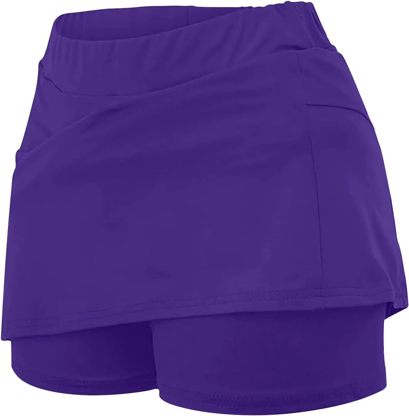 Womens Summer Skort High Waist Athletic Tight Fitness Tennis Skorts A Line Hiking Bodycon Mini Skirts Yoga Clothes