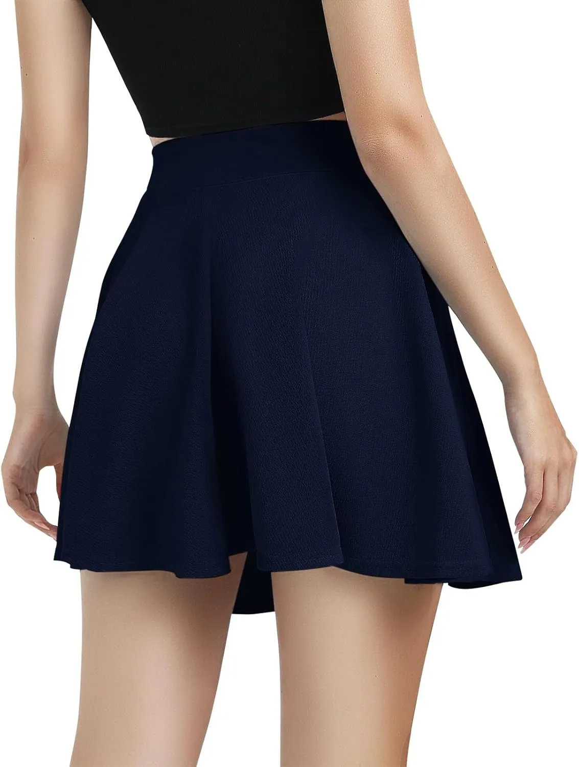 Womens Tennis Skirts with Shorts Pleated Athletic Skorts with Pocket High Waisted Golf Skort for Workout Pickleball