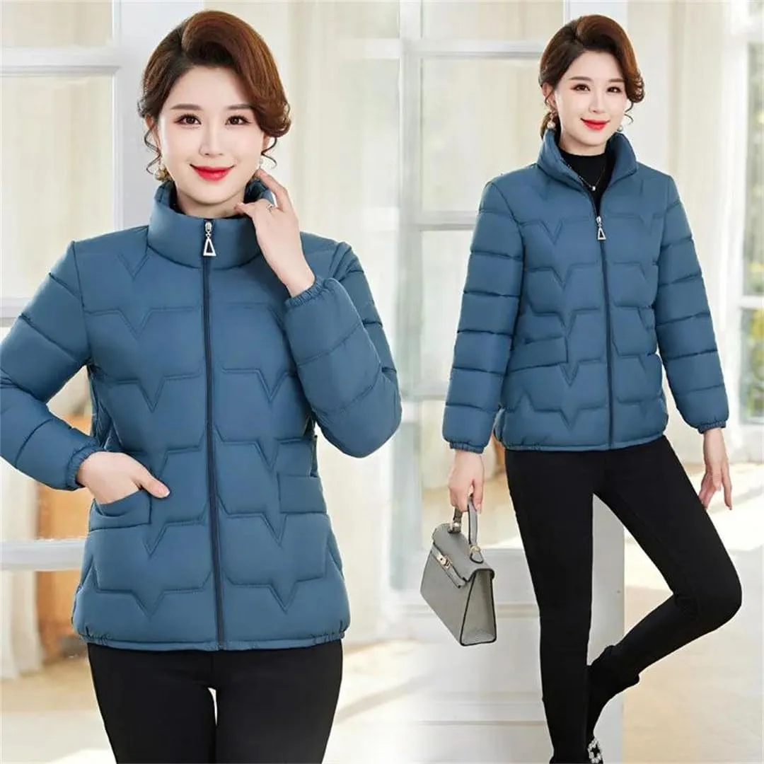 Women's Winter Thin Warm Cotton Coats Short Down Cotton Jacket Clothing Cotton-Padded Outwear Female Puffer Jackets