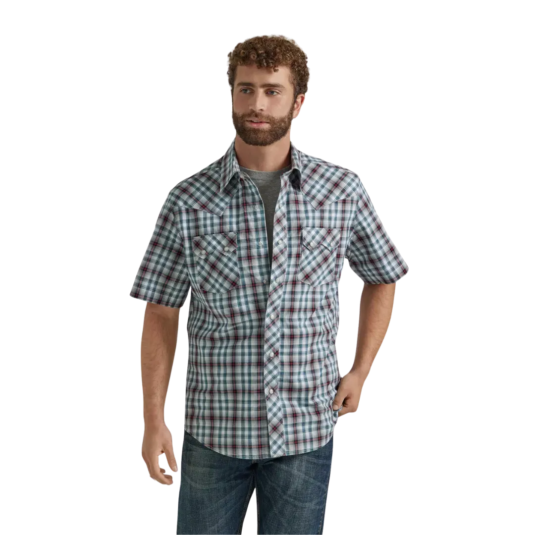 Wrangler Men's Retro Plaid Green Shirt