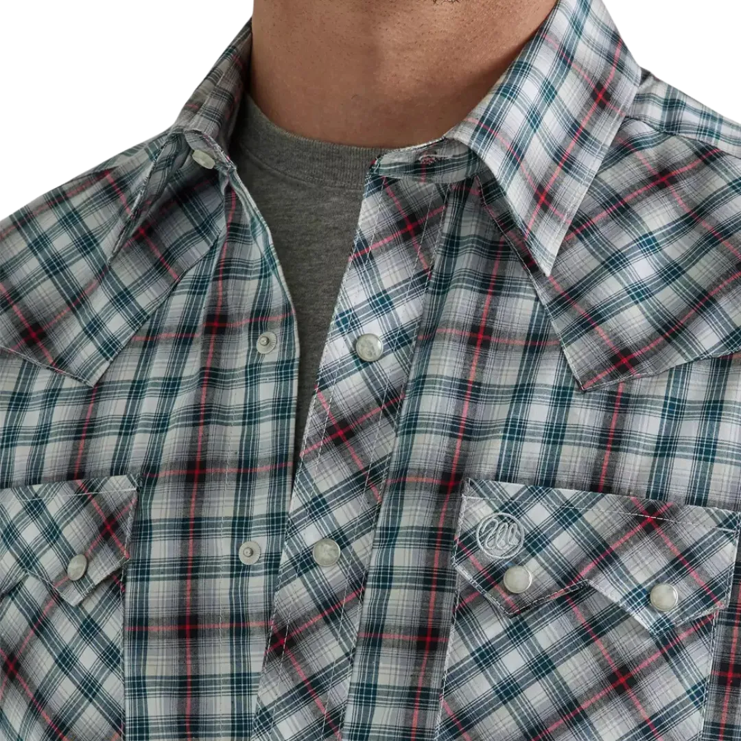 Wrangler Men's Retro Plaid Green Shirt