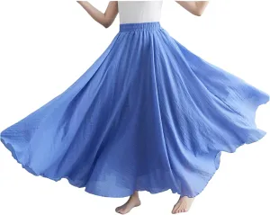 Wrap Around A Line Linen Skirt, Skirts for Women Cotton Linen Bohemian Long Skirt, Summer Vintage Linen Skirts for Women UK