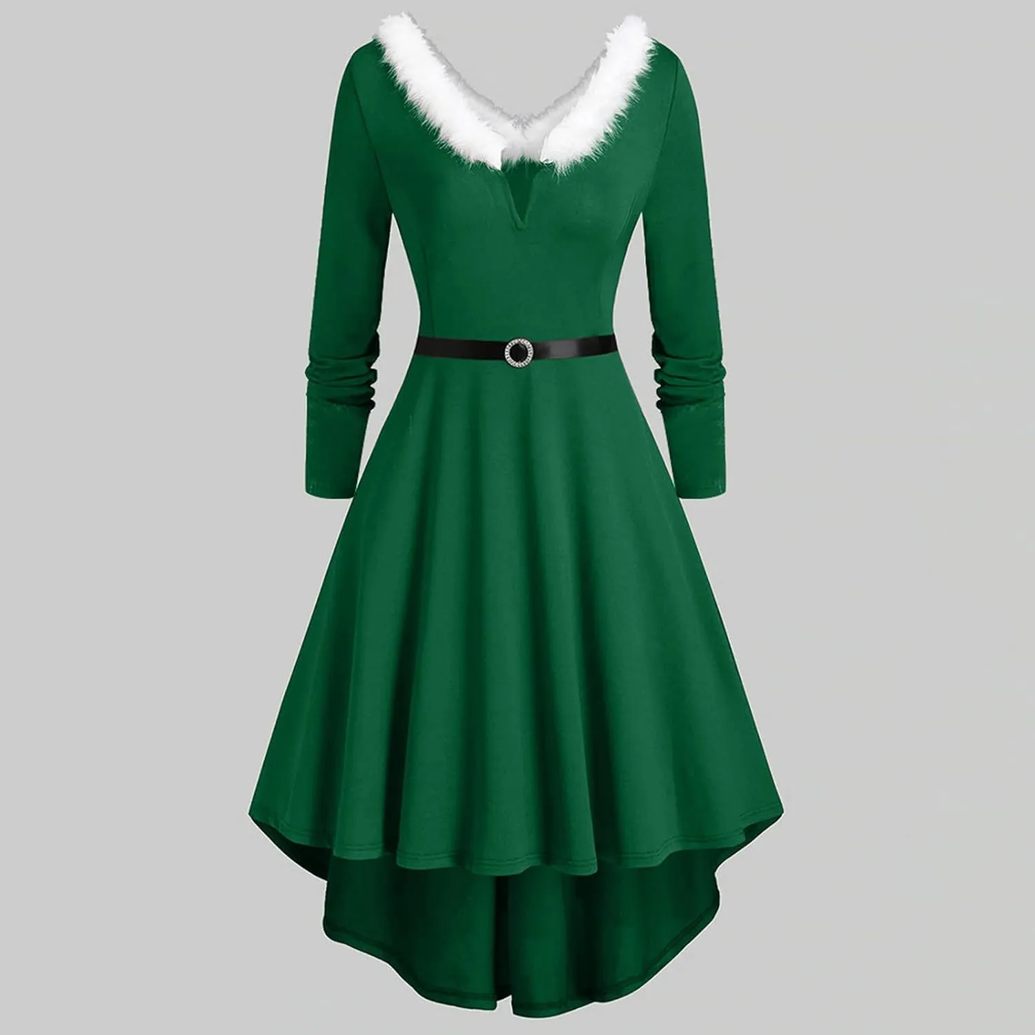 Xmas Dresses for Women Plain Party Swing Vintage Cocktail Dress 2023 Elegant Comfy Asymmetrical Flowy Formal Dresses