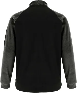 ZYXTIM Mens Tactical Fleece Shirt Jackets Mock Neck Raglan Sleeve Casual Sweatshirts Heavyweight Slim Thicken Hunting Shirts